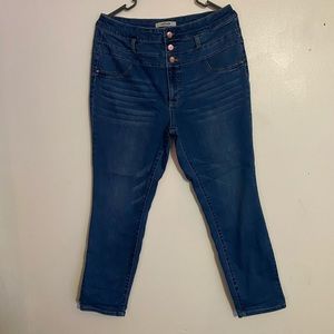 Tummy control skinny jeans